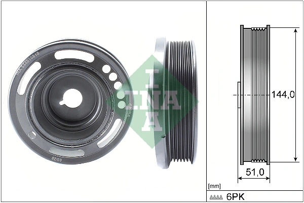 Belt Pulley, crankshaft